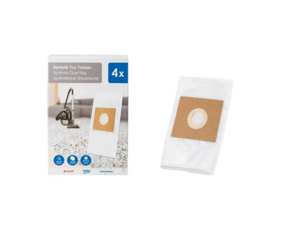 ARÇELİK BEKO S4210 4230 4240 4250 BKS 2240 2250 ORİJİNAL TOZ TORBASI KUTU İÇİ 4 ADET