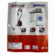 ARÇELİK BEKO KANGURU SERİSİ S4212 S4120 S4122 S4124 BKS242O BKS2422 BKS2522 BKS2524 BKS3212 UYUMLU MODELLERE ORİJİNAL TOZ TORBASI PAKET İÇİ 5 ADET