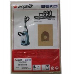 Arçelik beko  S 6690 bks 1310  orijinal Kağıt Toz Torbası paket içi 5 adet