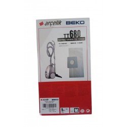 ARÇELİK BEKO s6680 bks 1308 ORİJİNAL  kağıt toz torbası paket içi  5 ADET