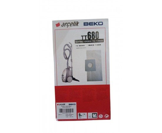 ARÇELİK BEKO s6680 bks 1308 ORİJİNAL kağıt toz torbası paket içi 5 ADET ARÇELİK BEKO s6680 bks 1308 ORİJİNAL kağıt toz torbası paket içi 5 ADET