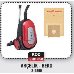 ARÇELİK - BEKO S-6890 KAGIT TOZTORBASI PAKET 5 ADET ARÇELİK - BEKO S-6890 KAGIT TOZTORBASI PAKET 5 ADET