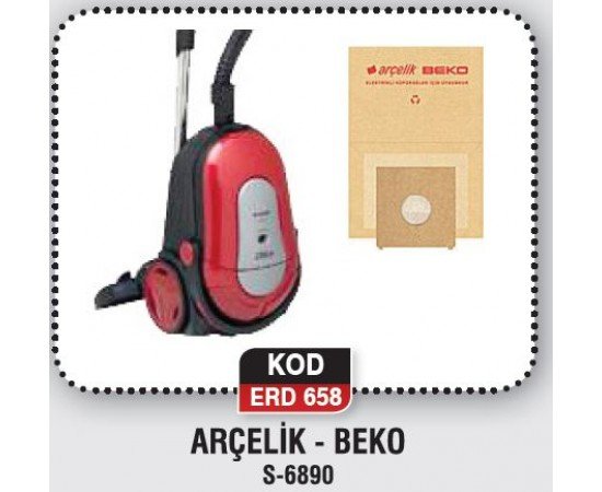 ARÇELİK - BEKO S-6890 KAGIT TOZTORBASI PAKET 5 ADET