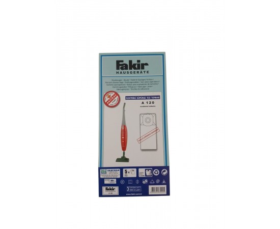 FAKİR A 120 ORİJİNAL KAĞIT TOZ TORBASI PAKET İÇİ 5 ADET 