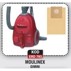 MOULINEX Gimini Kağıt Süpürge Toz Torbası 10lu MOULINEX Gimini Kağıt Süpürge Toz Torbası 10lu