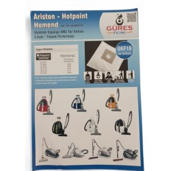 HOTPOİNT-ARİSTON  TOZ TORBASI PAKET İÇİ 5 ADET