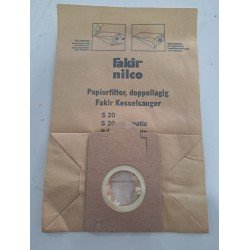 FAKİR NİLCO S20 S22 S38  KAGIT  TORBA PAKET İÇİ 10 ADET