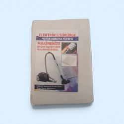 ÜNÜVERSAL KEÇE  MOTOR KORUMA FİLTRESİ PAKET İÇİ 15 ADET 