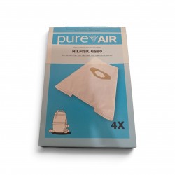NILFISK GS90- G70- G90- GA70- GD80- GD90-  GM80- GM90- GS80- GS84- GS90- ALLERGI VAC TOZ TORBASI PAKET İÇİ 5Lİ