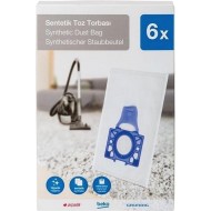 Arçelik Beko S6380 S6355 BKS1280/1270 Kutulu Orjinal Toz Torbası kutu içi 6adet Arçelik Beko S6380 S6355 BKS1280/1270 Kutulu Orjinal Toz Torbası kutu içi 6adet