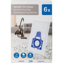 Arçelik Beko S6380 S6355 BKS1280/1270 Kutulu Orjinal Toz Torbası kutu içi 6adet Arçelik Beko S6380 S6355 BKS1280/1270 Kutulu Orjinal Toz Torbası kutu içi 6adet