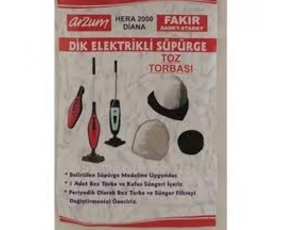 Fakir Darky arzu hera Dik Elektrikli Süpürge Toz Torbası 2 lı