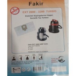 FAKİR 2600 SMS 5 Lİ PAKETLİ TOZ TORBASI 