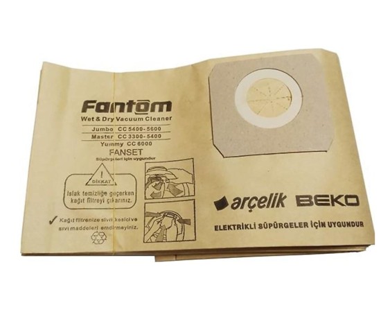 Fantom Islak Kuru Kağıt  Toz Torbası