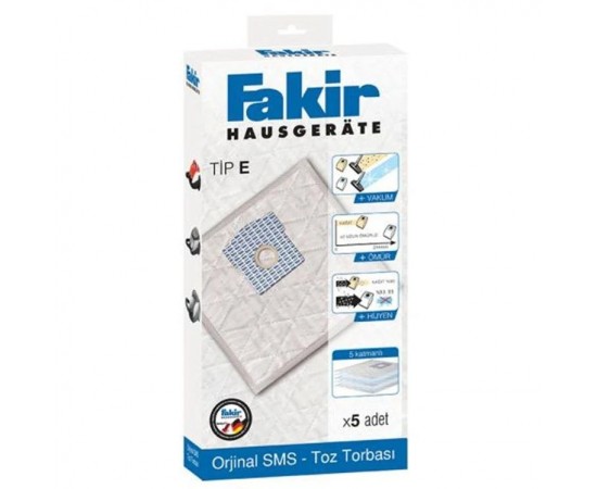 Fakir C200, C220, C240 Tip E Sms Toz Torbası