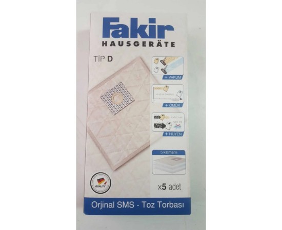 Fakir E240, Viper, Eagle, CL220, Granada, Garcia, Hans Tip D Sms Toz Torbası