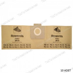 ROWENTA RB 50 ASTARLI Kağıt Torba PAKET İÇİ 10 ADET