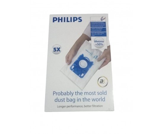 Philips s bag pileli toz torbası kutu içi 5 adet