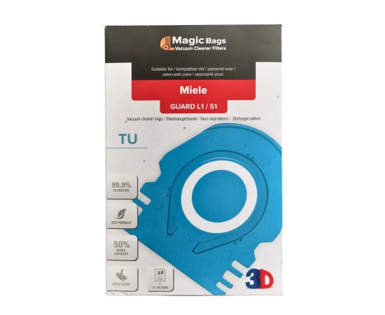MİELE TU GUARD L1/GUARD S1-CO GUARD M1 TOZTORBASI KUTU İÇİ 4 ADET MİELE TU GUARD L1/GUARD S1-CO GUARD M1 TOZTORBASI KUTU İÇİ 4 ADET